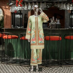 Refreshing Mint Green – 2 PC Unstitched Lawn Suit