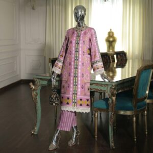 Blush Elegance - Premium 2 PC Unstitched