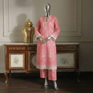 Coral Blossom - Premium 2 PC Unstitched