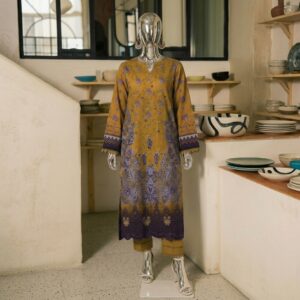 Amber Glow - Premium 2 PC Unstitched