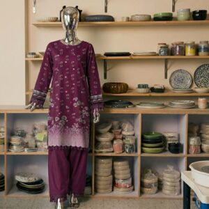 Plum Royale - Premium 2 PC Unstitched