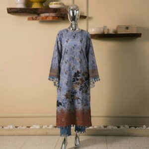 Cerulean Mist - Premium 2 PC Unstitched